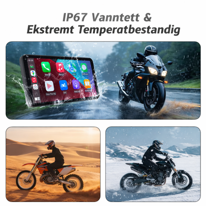 6" Trådløs Smartskjerm med ApplePlay og AndroidAuto